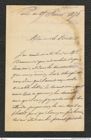 Nachlass Franz Steindachner, Brief von Thonimos Braconnier an Franz Steindachner (27.02.1878), Inv.Nr. 542.01, Seite 1